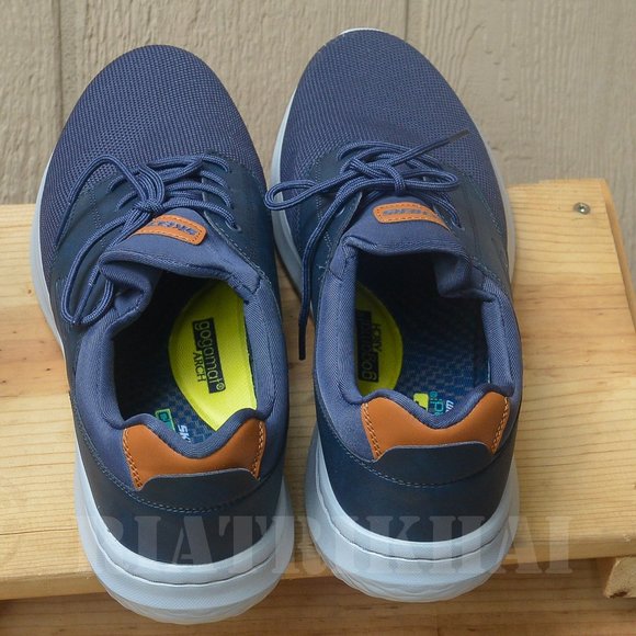 Navy Skechers men shoes - Picture 2 of 4